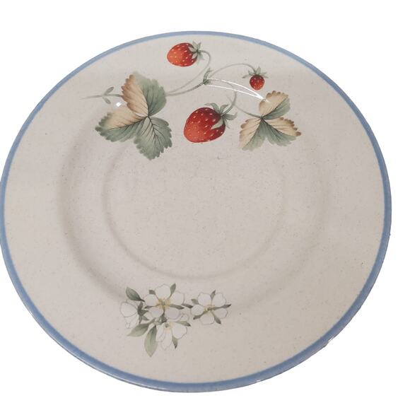 Luscious by Savoir Vivre JJ017 Saucer Plate Vintage Dinner Wear Set of 4 - Picture 6 of 10